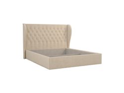 Кровать "Жасмин" с ортопедическим основанием (карамель), велюр, Мебельсон, г. Ижевск