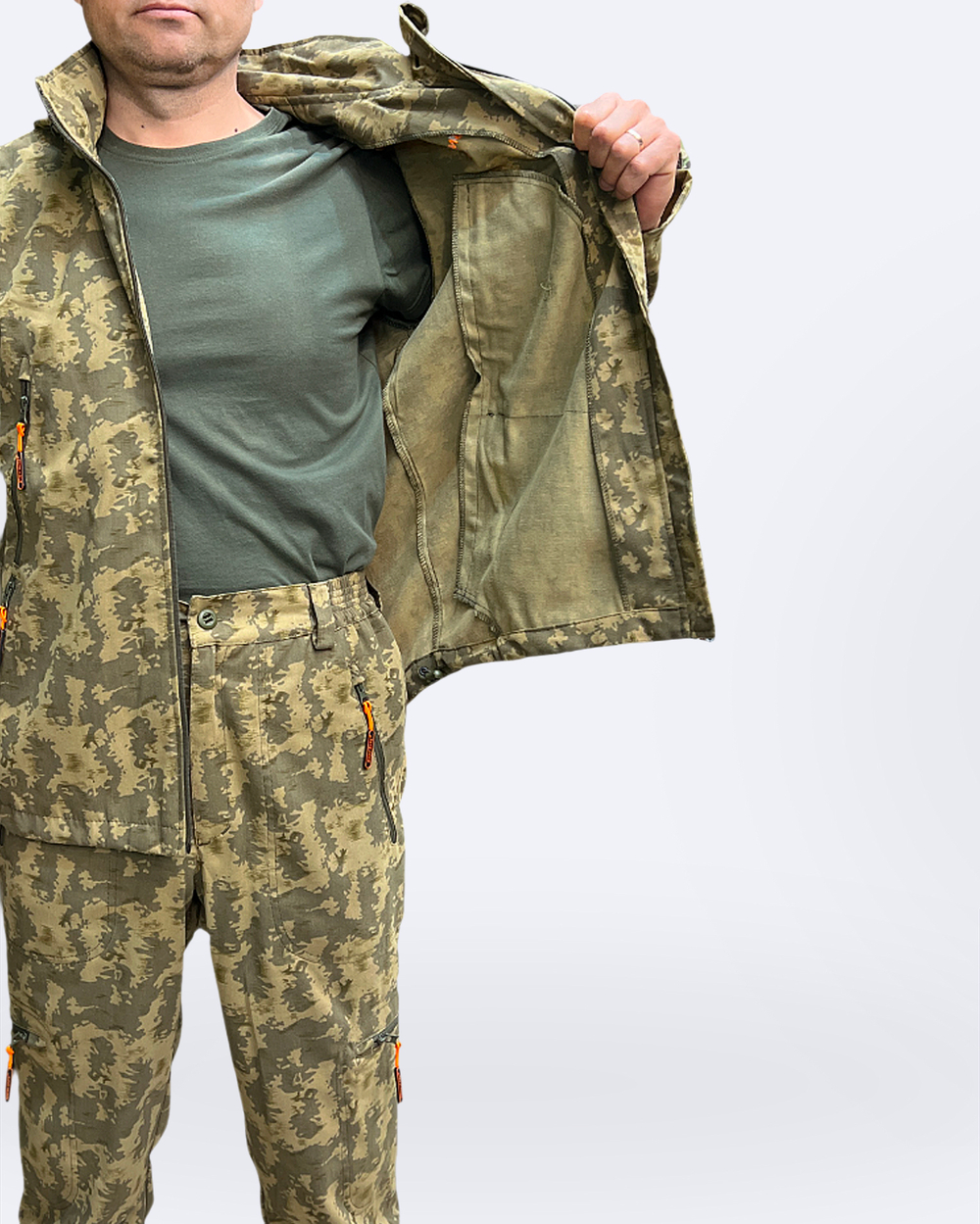 Костюм охотничий CITY Барс "Зелёный смог" – летний