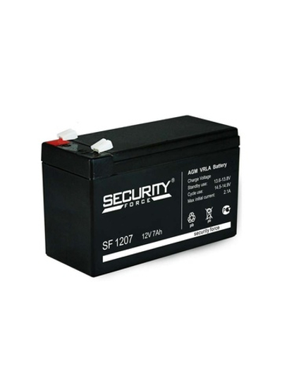 Аккумулятор ОПС 12В 7А.ч SF 1207 Security Force 4614030010005