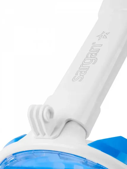 Маска полнолицевая Sargan Планета океан 2.0 белый/голубой