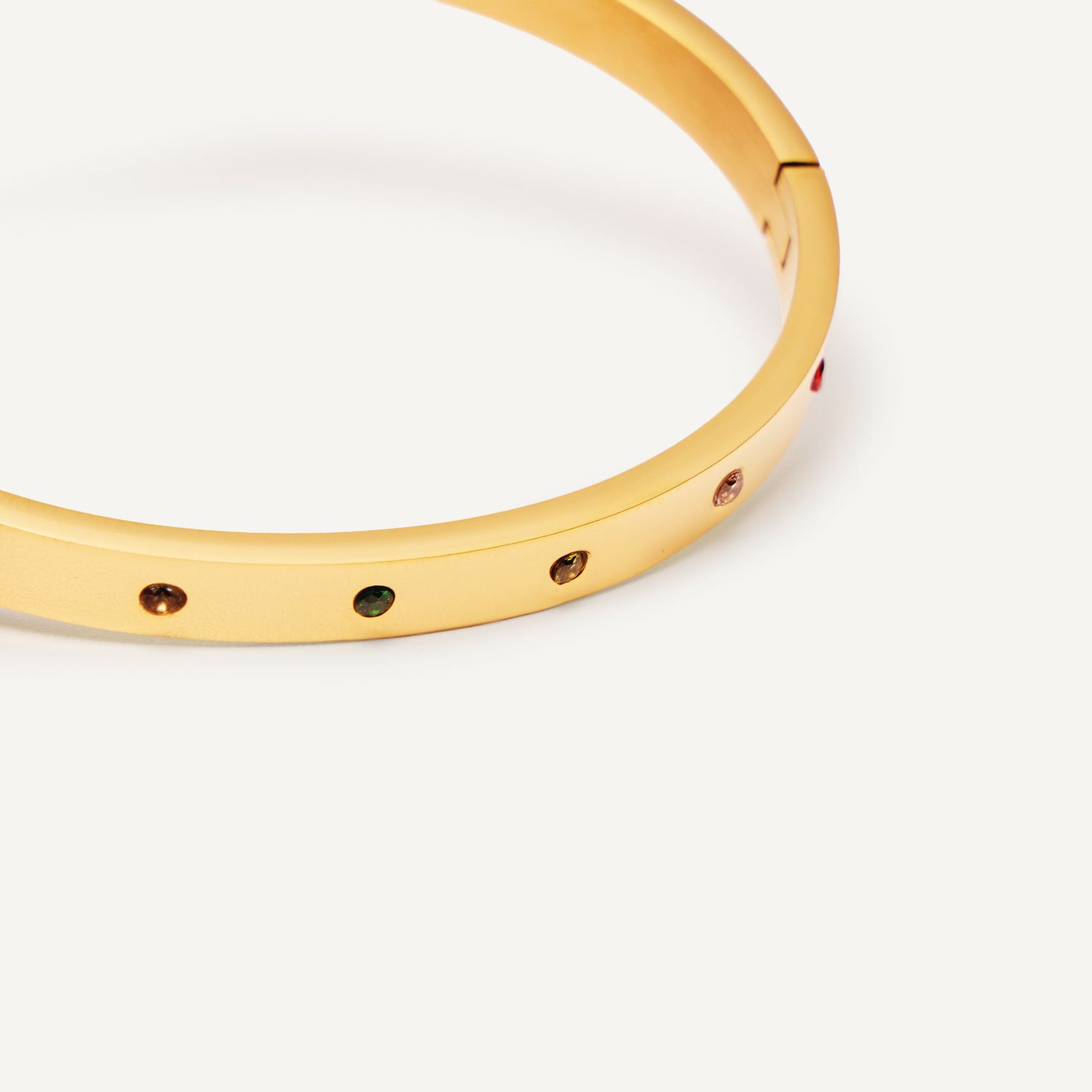 Браслет Multicolored Crystals - Gold