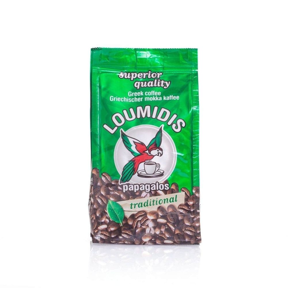 Кофе молотый Loumidis Papagalos 194 г x 4 шт