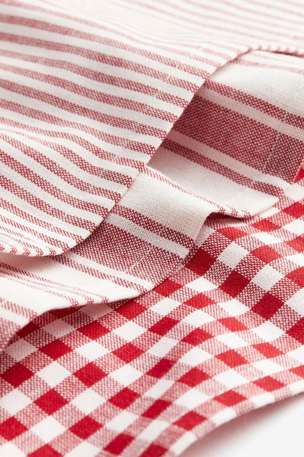 H&M Набор хлопковых полотенец ( 3 шт.), красный