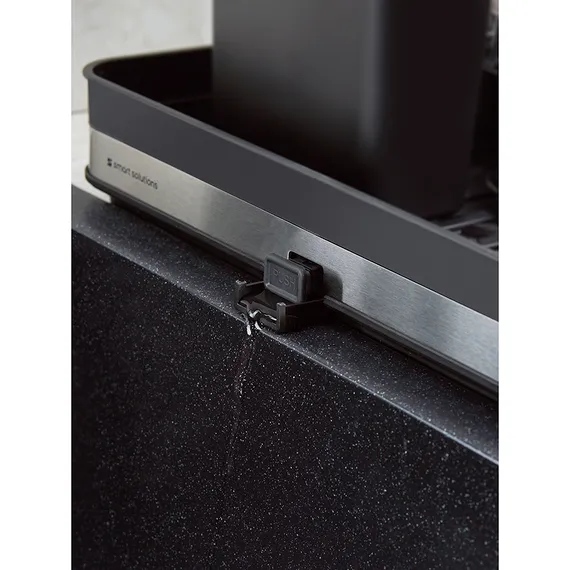 Сушилка для посуды atle раздвижная большая, черная