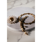 Блюдо сервировочное marm, D30 см, белый мрамор