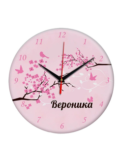 Часы именной подарок "Вероника"