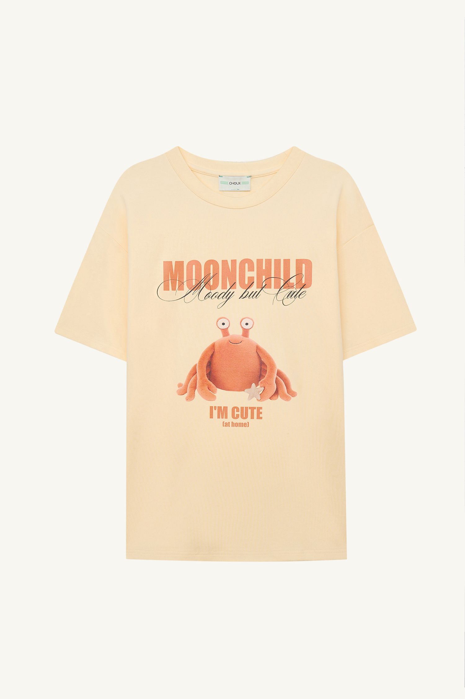 Футболка (ZODIAC CANCER Edition), сливочная