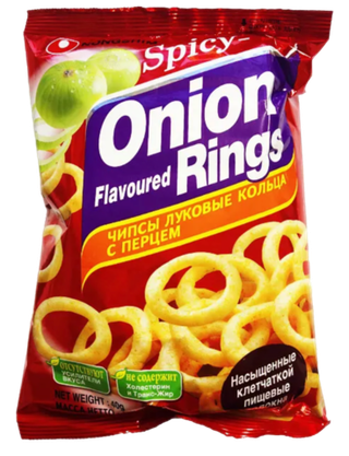 Чипсы Луковые Кольца с Перцем