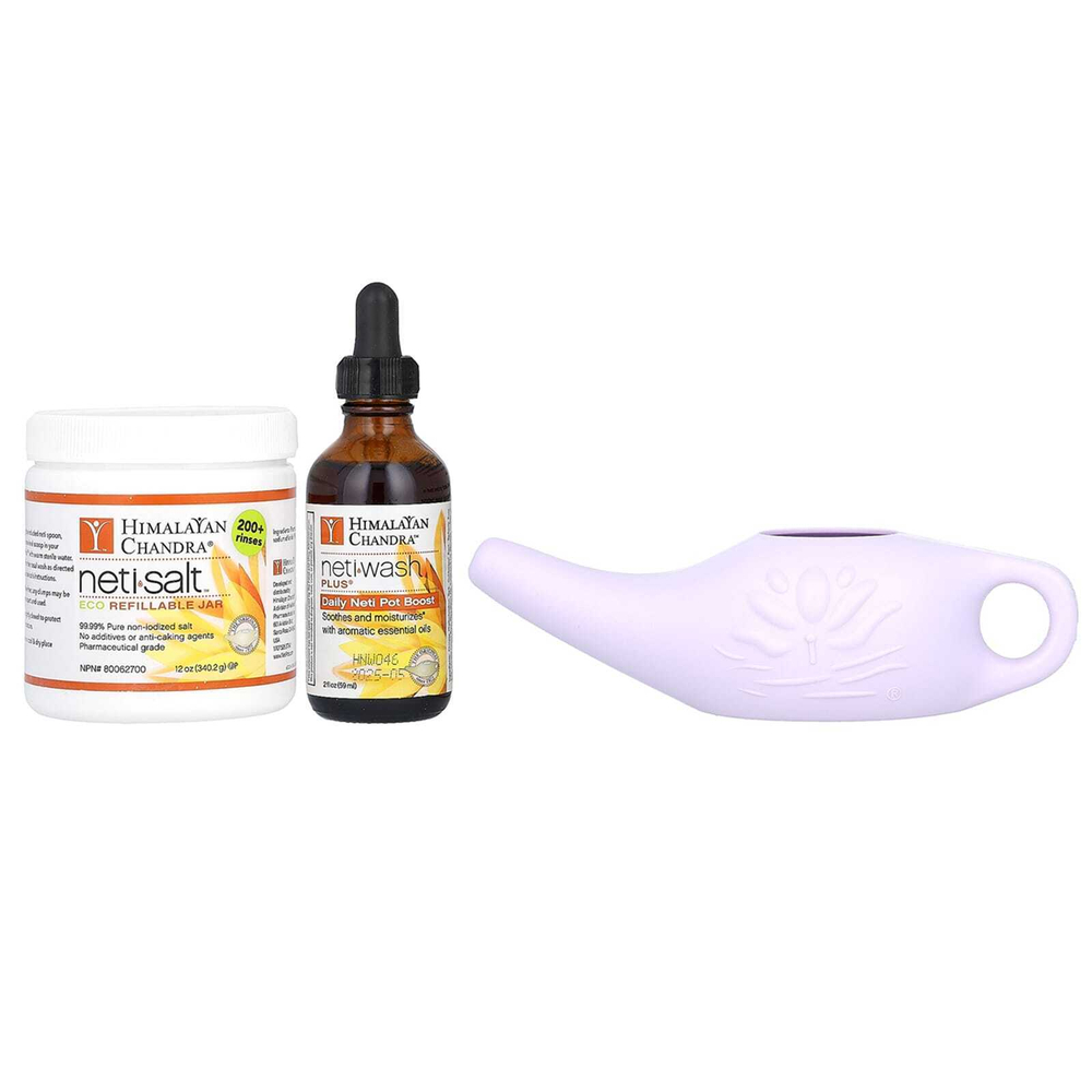 Himalayan Chandra, Нети Пот, Eco Sinus Cleansing System, набор из 3 предметов