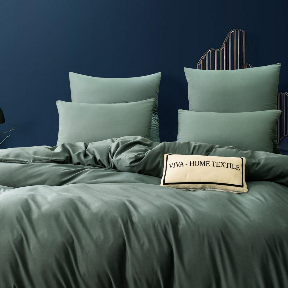 КПБ Однотонный Сатин CS046, Семейный, 4 наволочки