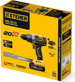 Дрель-шуруповерт аккумуляторная Steher CBS-165-21 20 в, 165 нм, 1 акб