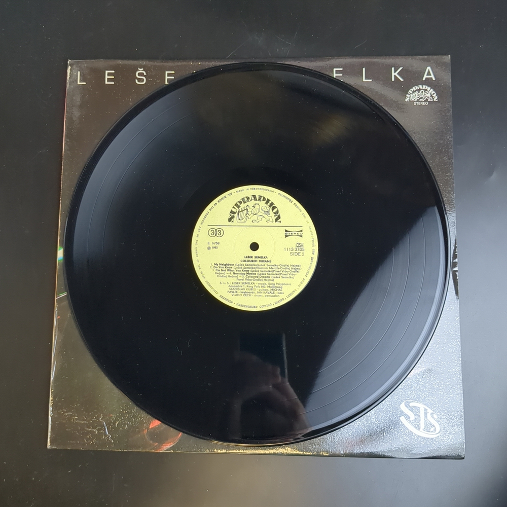 LP Lesek Semelka - Coloured Dreams. Виниловая пластинка 12 дюймов Supraphon Чехословакия 1985 год