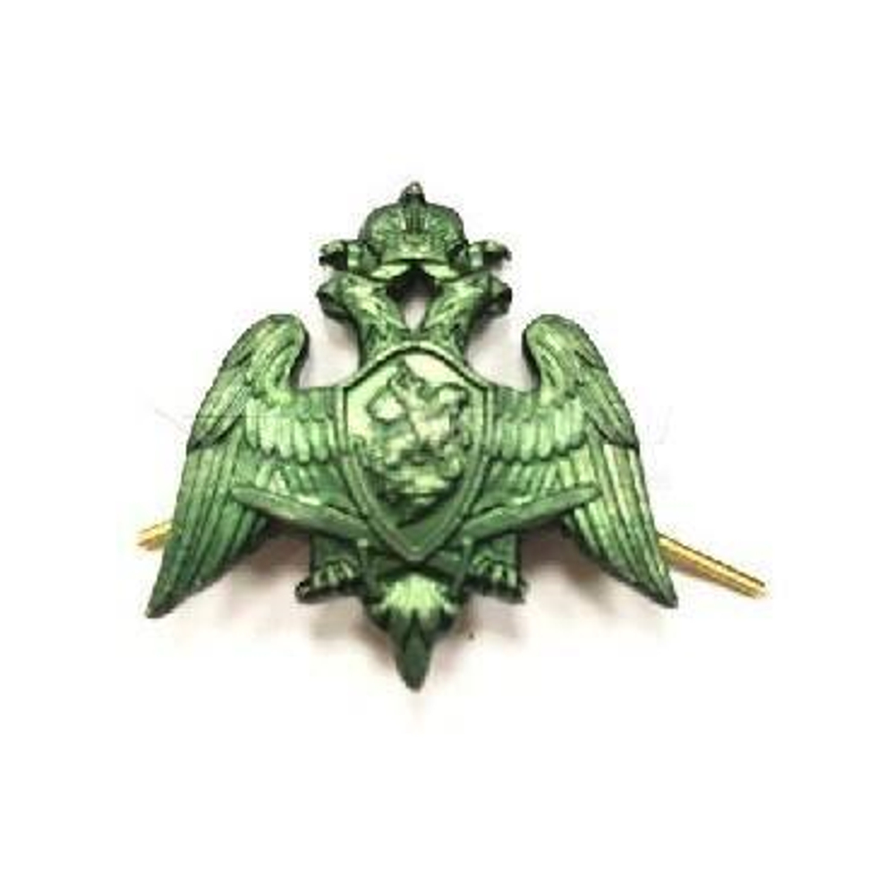 Эмблема петличная Росгвардия защитная (орел)