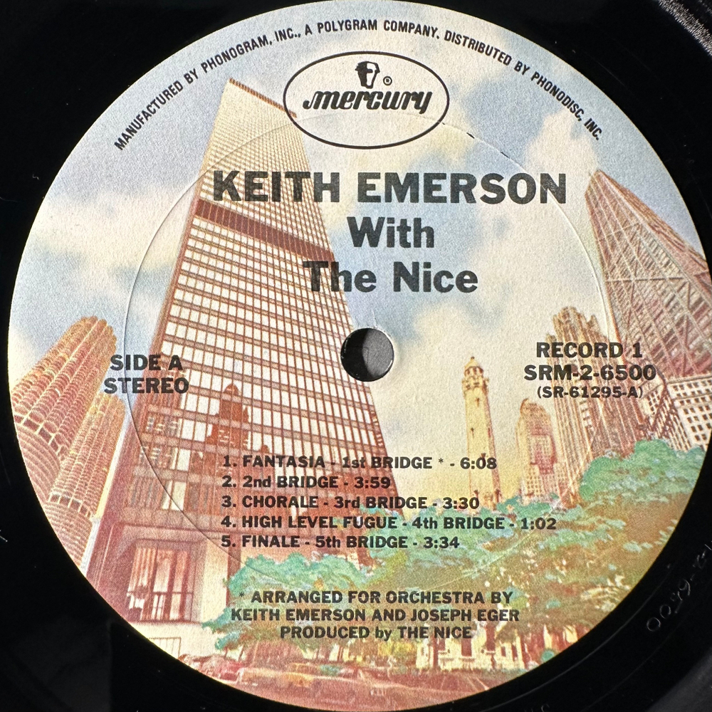 The Nice ‎– Keith Emerson With The Nice 2LP (США 1974г.)