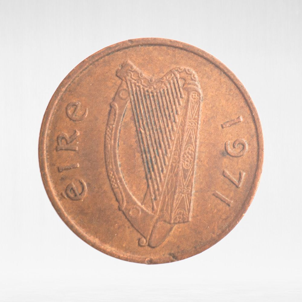Ireland, ½ Penny, 1971, VF