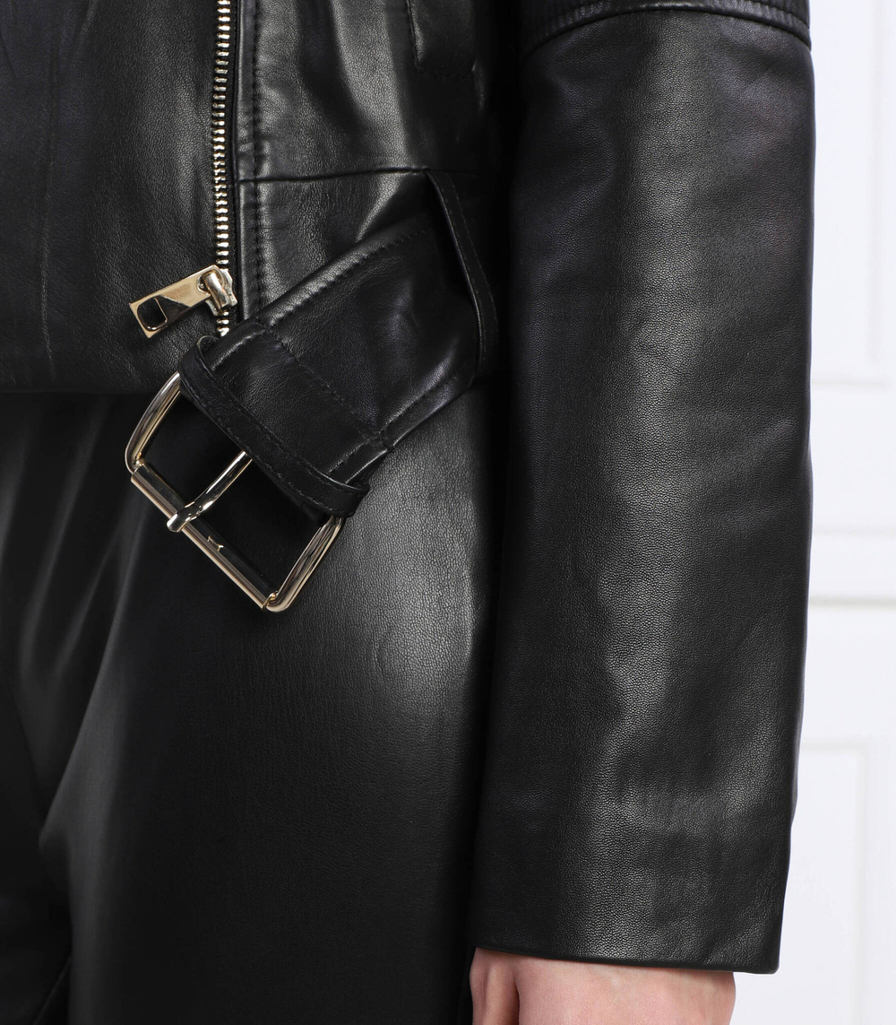 кожаная куртка Liu Jo - черный(CF2165 P0336)