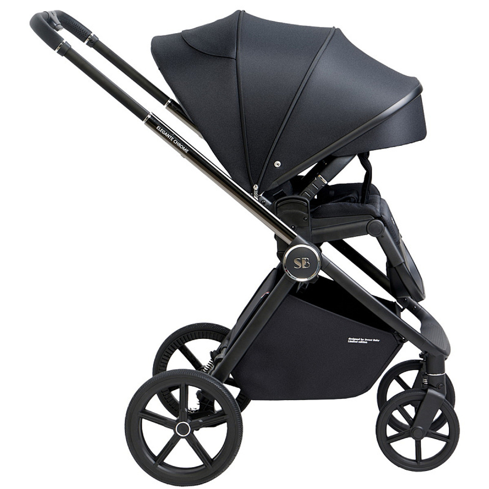 Детская прогулочная коляска Sweet Baby Elegante Chrome/Black