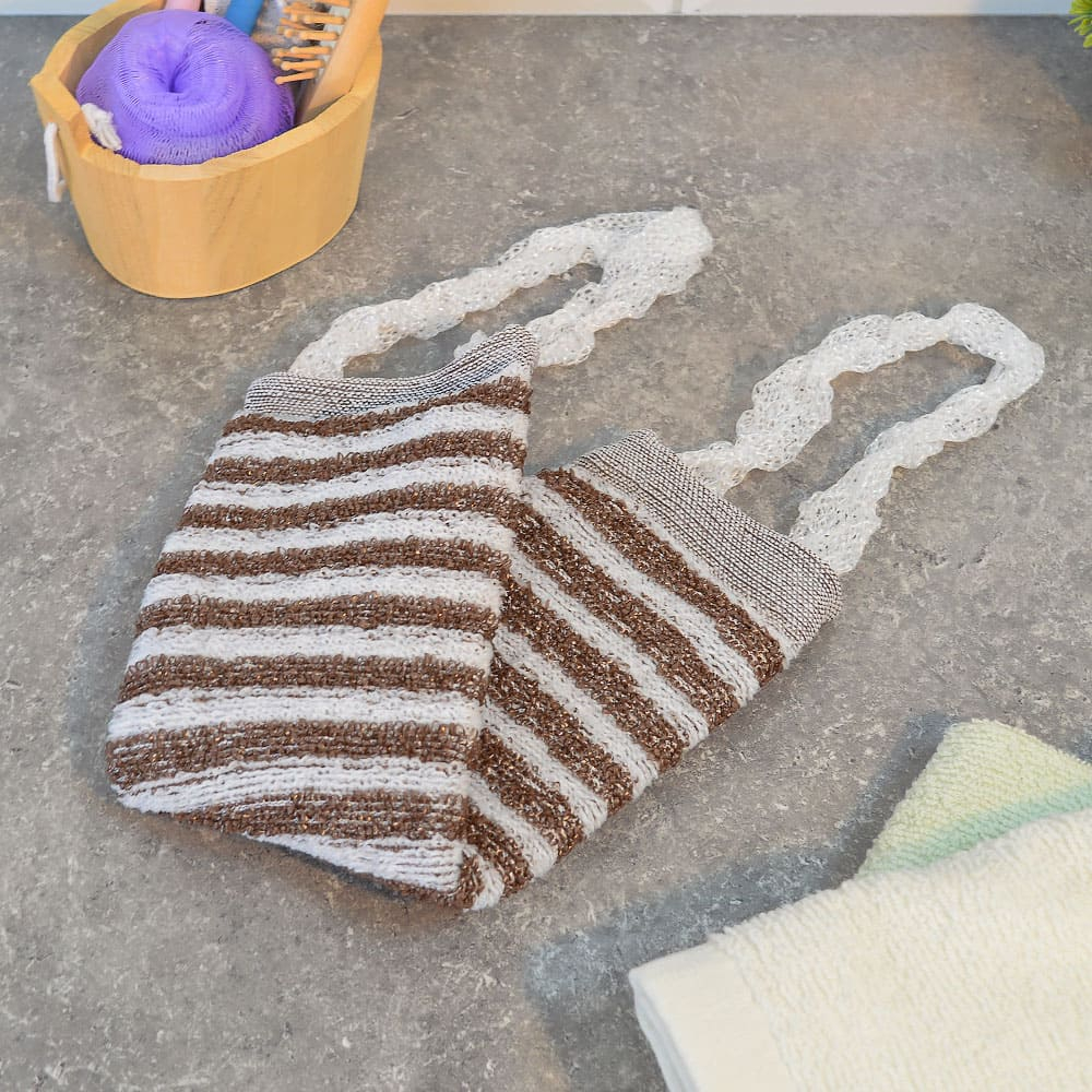 Мочалка "Мягкая/жесткая узкая" 11*42см