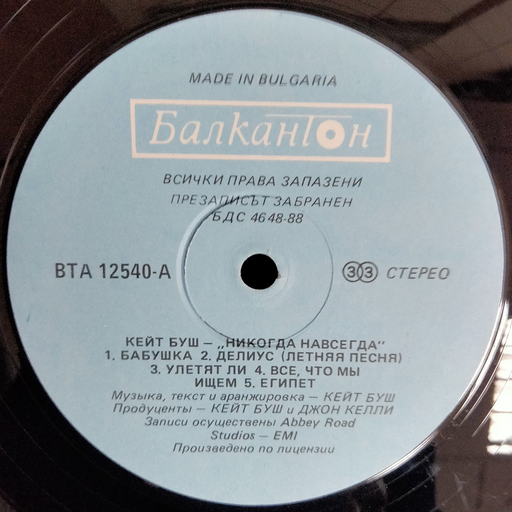 Kate Bush / Never For Ever (LP)