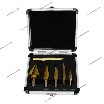 - набор конусных сверл дюймовых размеров
