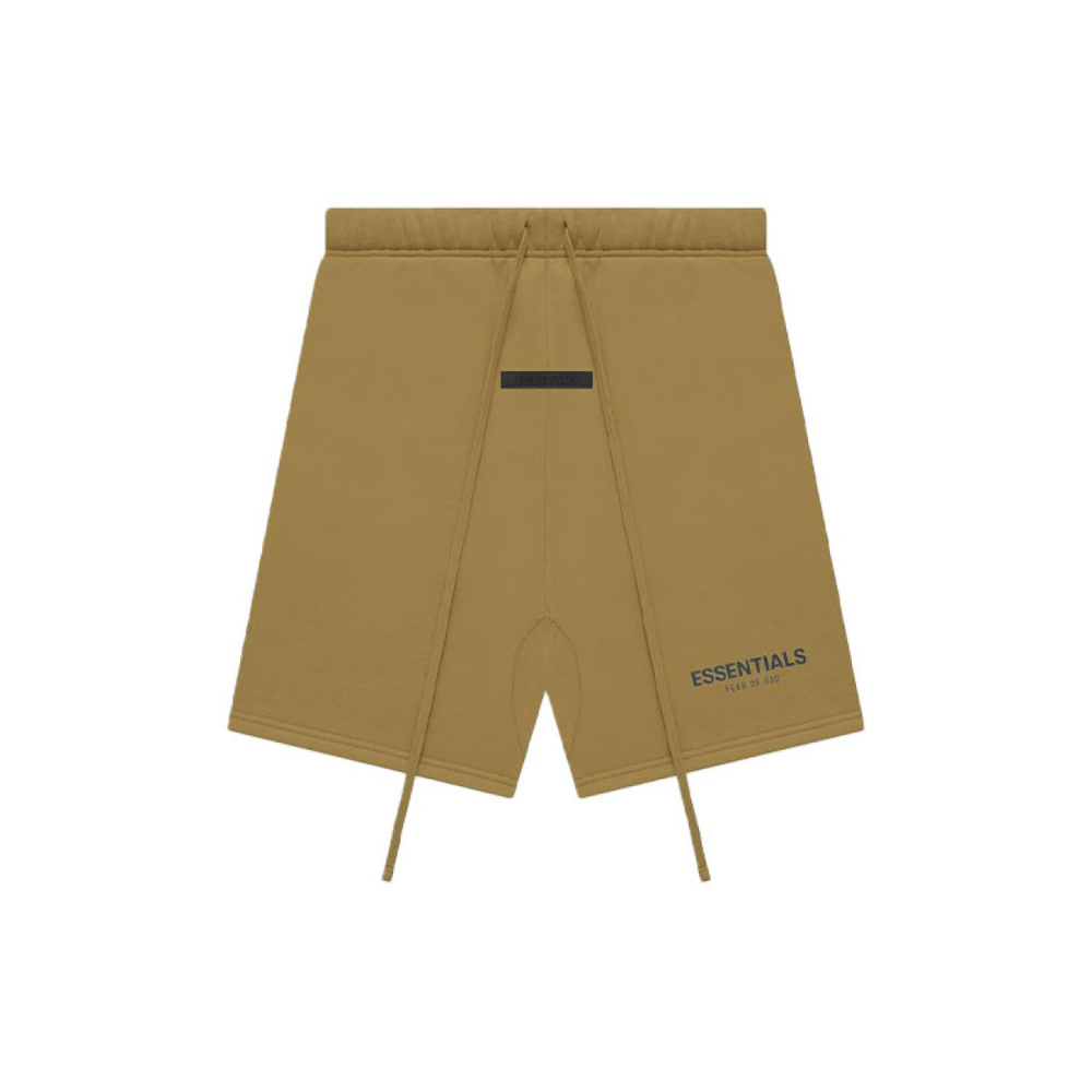 Шорты Fear of God Essentials FW21 Sweatshort Amber Logo, FOG-FW21-021