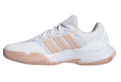 Женские Кроссовки теннисные Adidas GameCourt 2 W - white/blue pink/white