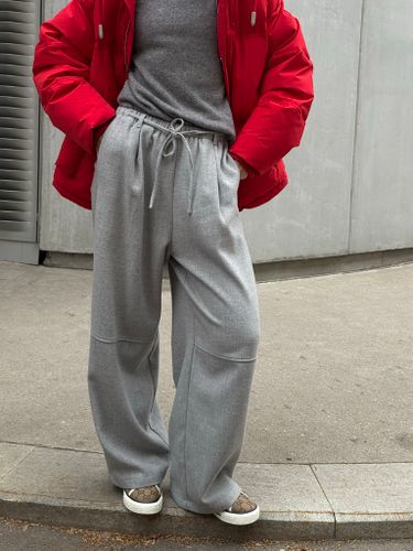 Утепленные серые брюки FN