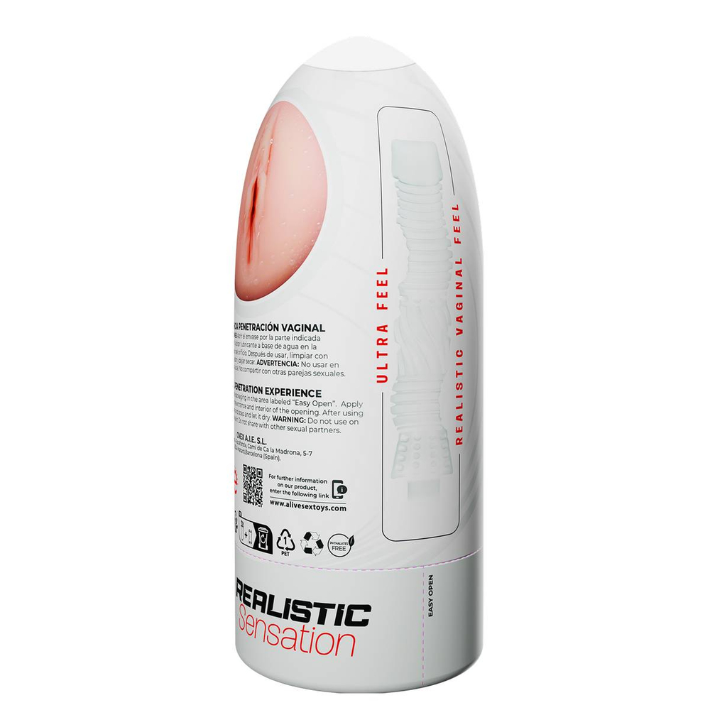 Телесный мастурбатор-вагина Flex Vaginal Experience (Цвет: телесный)