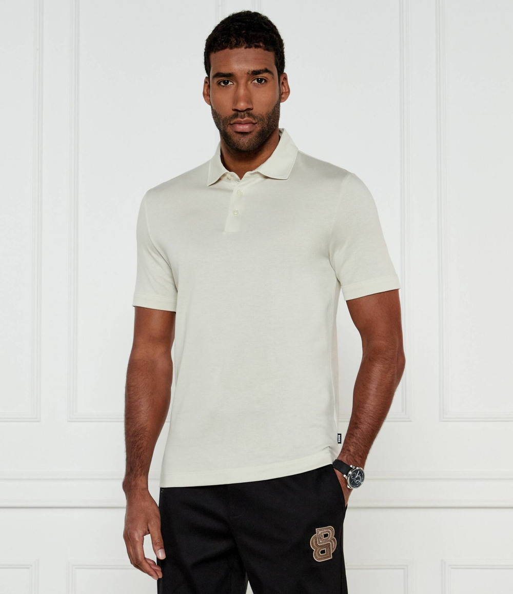 Поло H-Press 57 BOSS BLACK - бежевый(50521106)