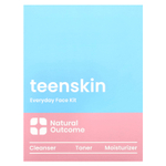 Natural Outcome, Teenskin, набор для повседневного ухода за лицом, набор из 3 предметов