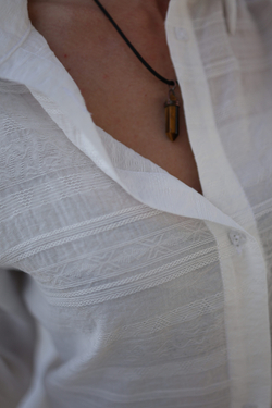 Рубашка реглан "Белый холст"