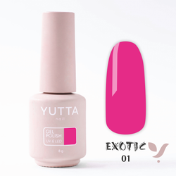 YUTTA, Гель-лак Exotic 01, 8g