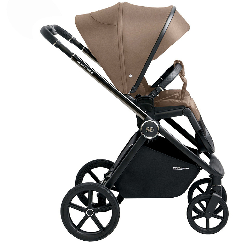 Детская прогулочная коляска Sweet Baby Elegante Chrome/Brown