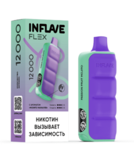 Inflave Flex Мохито маракуйя 12000 затяжек 20мг Hard (2% Hard)