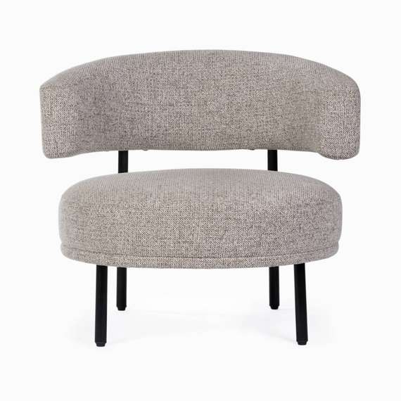 Кресло Lilly светло-серое