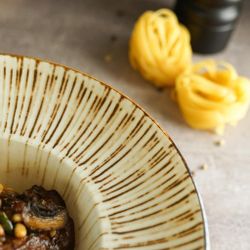 Тарелка глубокая 450 мл d 23 см h8,5 см для пасты, для супа Legna By Bone Innovation [6]