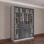Шкаф книжный 4/3 (мадес)