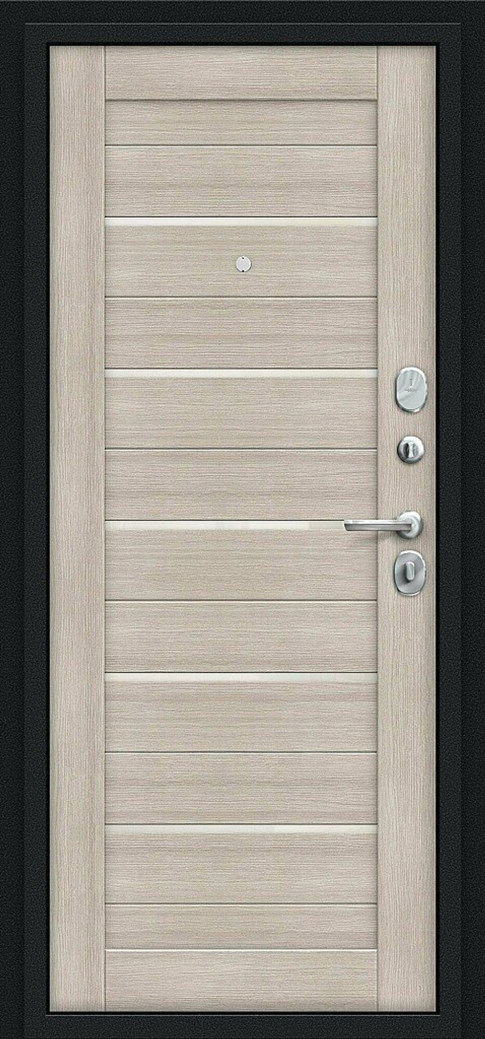 Техно Kale Букле черное/Cappuccino Veralinga 205*86 правое