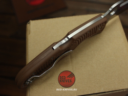 Нож Spyderco Endura 4 Emerson Wave - рук. коричневая (версия 2024г.) RK-501