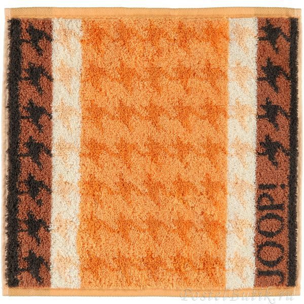 Полотенце 50x100 Cawo-JOOP! Elegance Graphic 1622 оранжевое