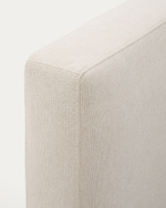 Blok Кровать бежевая со съемными чехлами для матраса 160 х 200 см