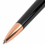 Ручка подарочная шариковая GALANT "Speer", корпус темно-синий, детали розовое золото, узел 0,7 мм, линия письма 0,5 мм, синяя, 144169