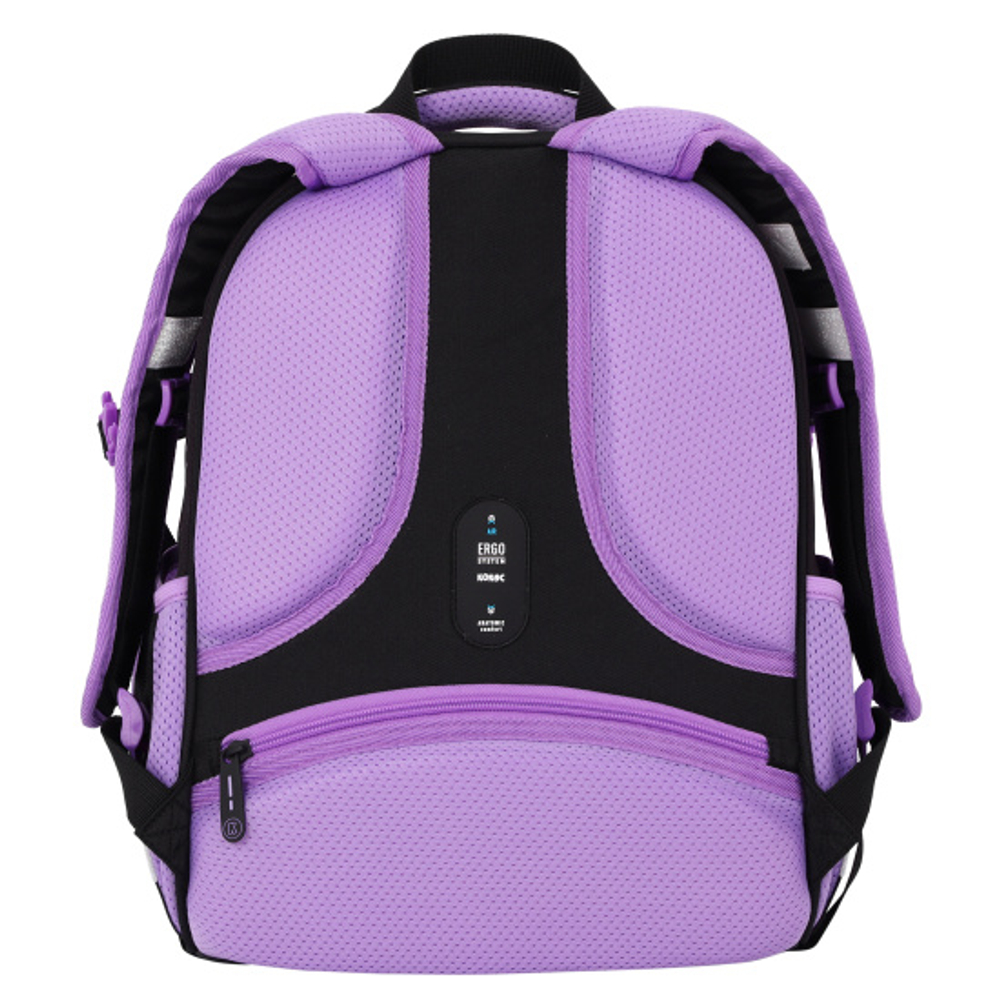 Ранец, спинка эргономичная, 2 отделения, 39*29*16 см, First, Единорог, КОКОС, 240461