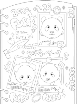 Bao Family. Coloring Book