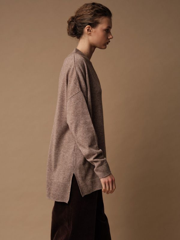 J0251-8006 Джемпер женский, темно-бежевый dbr