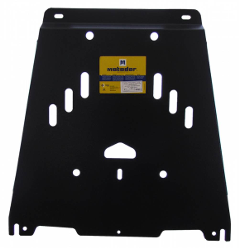 Защита картера Двигателя, КПП. 2 мм, Сталь. для Hyundai H-1/Starex/Grand Starex 2008-2022, Hyundai Grand Starex 2008-2022 MOTODOR.00931