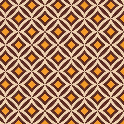 Решетка из скругленных ромбов