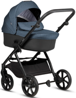 Детская коляска Tutis Leo 3 Plus 3 в 1 с автокреслом Elo Lux EduSky Black 1582288 Deep Blue