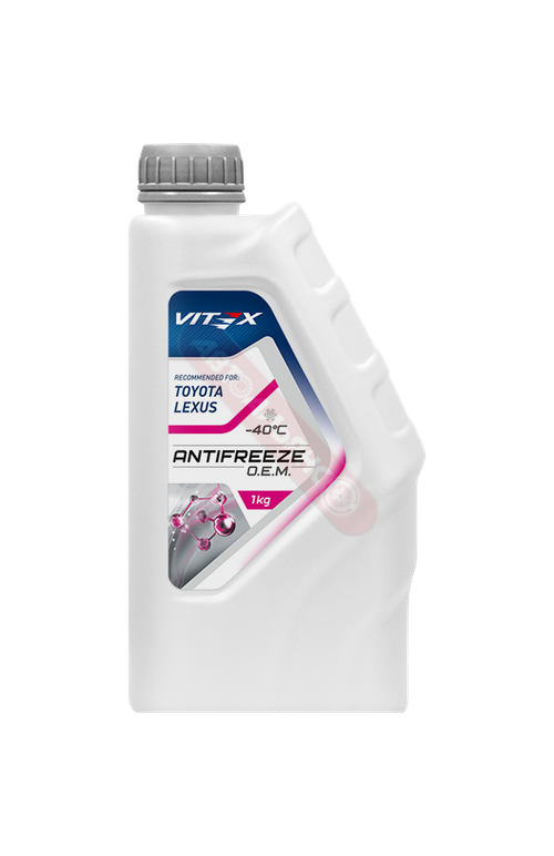 Антифриз Vitex O.E.M for Toyota Lexus 1кг розовый