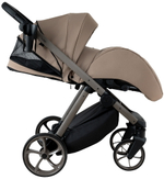 Детская коляска Pituso Sole 3 в 1 с автокреслом Santiso Pro Black PMPT/020 Truffle